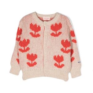 Bobo Choses
Retro Flowers jacquard cardigan